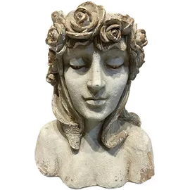 Hti-Living Apollon 27 x 36 x 47 cm Grau/Weiß
