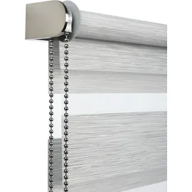 GARDINIA Doppelrollo de Luxe 160 x 180 cm grau