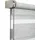 GARDINIA Doppelrollo de Luxe 160 x 180 cm grau