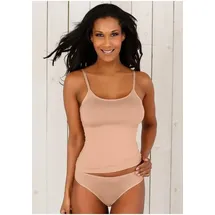 VIVANCE Spaghettitop Beige/Schwarz/Weiß 36/38