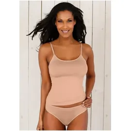 VIVANCE Spaghettitop Beige/Schwarz/Weiß 36/38