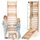 goodevas Kletterdreieck 6-in-1 Holz mit Rutsche