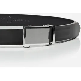 Monti Herrengürtel Leder 3,5 cm schwarz 120