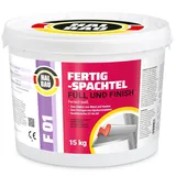 HALBAU Fertigspachtel Füll Finish 15 kg Weiß F01
