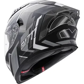 Germot GM 711 Integralhelm matt-schwarz-grau - L
