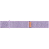 Samsung Fabric Band (Slim, S/M) ET-SVR93 für die Galaxy Watch6, Uhrenarmband, Original Armband, Stoffband, gewebtes Nylon, Slim, Klettverschluss, flexible Armbandlänge, Lavender