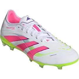 adidas Predator Pro FG Herren Cloud White/Lucid Pink/Lucid Lemon 43 1/3
