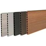 WPC Zaunlamellen 179 x 24,5 x 2 cm – Lamelle aus WPC, Anthrazit – Füllprofil mit Nut und Feder – praktische Zaunlatten für Steckzäune