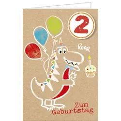 Geburtstagskarte Kinder Zahl 2 52-45202 Bild