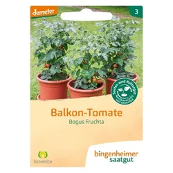 Bingenheimer Saatgut Balkon-Tomate Bogus Fruchta