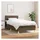 vidaXL Boxspringbett 100 x 200 cm Dunkelbraun
