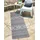 Carpet City In-& Outdoorteppich Santorini 435, 3D-Effekt, Boho-Look", grau Anthrazit B:80cm H:5mm L:250cm, Polypropylen, Teppiche, Teppich, Wetterfest - UV-beständig für Terrasse, Flur,