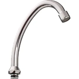 CORNAT Rohrauslauf Hu-Form verchromt 13 cm