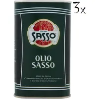 3x Sasso in dose 500ml olio di oliva Olivenöl