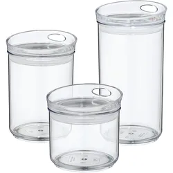 6tlg. Set Vorratsdosen Jule rund - 2x 500ml (12054) + 2x 800ml (12055) + 2x 1,2L (12056)