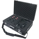 HMF 14521-02 Alu Fotokoffer, mit Rasterschaumstoff 56,5 x 36 x 16 cm Schwarz