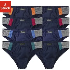 LE JOGGER Slip blau/orange M 8er Pack