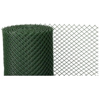Proregal Drahtzaun, Drahtnetz 6, 1000/20mm, 300g/m2, grün, Kunststoff, Pack.