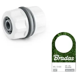 Bradas Schlauchverbinder 1/2" weiß