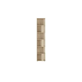 MID.YOU Eckregal 38 x 186 x 38 cm Braun