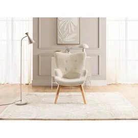 s-style möbel Lounge-Sessel Lenari Cordstoff 71 x 96 x 86 cm Beige