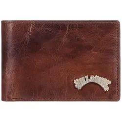 Brieftasche BILLABONG "Arch Leather", Herren, braun (chocolate), Leder, Kleinlederwaren