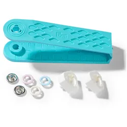 Prym Love Nähfrei-Druckknöpfe Jersey 8 mm rosa/hellblau/perle