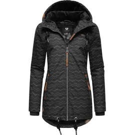 Ragwear Winterjacke "Zuzka Winter", Damen, Gr. S (36), blau (midnight), Außenmaterial: 100% Polyester. Innenfutter: 100% Polyester.
