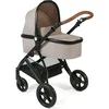 Kombi-Kinderwagen CHIC4BABY Torre, Jeans Beige, Baby, beige (jeans beige), Polyester, Aluminium, Kinderwagen, ; Kinderwagen