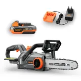 FUXTEC FX-E1KS20 inkl. 1 x 2 Ah + 1A Ladegerät / 25 cm