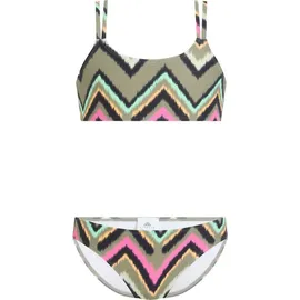 Firefly Sanna G Retro Batik Bikini Schwarz/Olive Dark 164