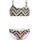 Firefly Sanna G Retro Batik Bikini Schwarz/Olive Dark 164