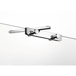 Giese Sky Hakenleisten 31949-02 chrom, schwenkbarer Halter, 4 Haken