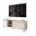 lookway SANAYI TV-Schrank 156x54x38 cm Beige Kunststoff/Metall/Holzwerkstoff