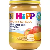 HiPP Feines Fruchtpüree mit Vollkorn 6 x 190 g