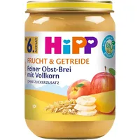 HiPP Feines Fruchtpüree mit Vollkorn 6 x 190 g