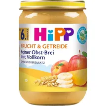 HiPP Feines Fruchtpüree mit Vollkorn 6 x 190 g