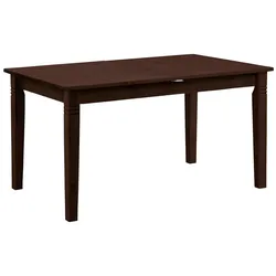 Esstisch HOME AFFAIRE "Danuta", braun (dunkelbraun), B:140cm H:75cm T:90cm, Tische, in 3 verschiedenen Farben und Größen mit Auszugsfunktion.