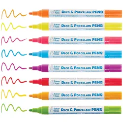 Neonfarbene Deco Stifte (pro Set 8) Farben