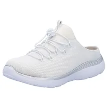 Rieker Clog , Schlupfschuh, Sommerschuh, Hausschuh mit MemoSoft-Ausstattung, weiß