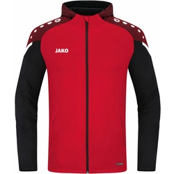 JAKO Performance Kapuzenjacke Herren rot/schwarz XL