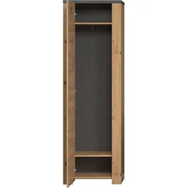 Home Affaire Ambres Garderobenschrank 62 x 26 x 199 cm grau