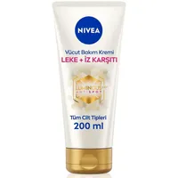 NIVEA Luminous Body Creme Anti-Dehnungsstreifen & -Pigmentflecken, Bodylotion gleicht Unterschiede im Hautton aus, leichte Textur und spendet 48h Feuchtigkeit (200 ml)