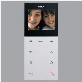 Gira Wohnungsstation Video AP Plus 1239 27 weiß matt