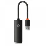 Baseus Lite Series, Netzwerk Adapter, USB-A - LAN RJ45, 1000 Mbps, schwarz