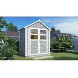 Bertilo Gerätehaus Visby  (Außenmaß inkl. Dachüberstand  (B x T): 131 x 202 cm, Holz)