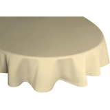 Wirth Tischdecke "NEWBURY" Tischdecken Gr. B/L: 130 cm x 190 cm, oval, grau (taupe) Tischdecken oval
