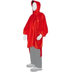 TATONKA Herren Poncho Poncho 1 (XS-S), red, ONE SIZE