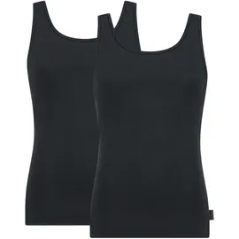 SLOGGI 2P men 24 7 Vest Schwarz Baumwolle X-Large Herren