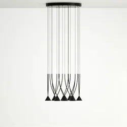Einzigartige LED-Hängeleuchte Jewel 10 Axo Light Recyceltes Material